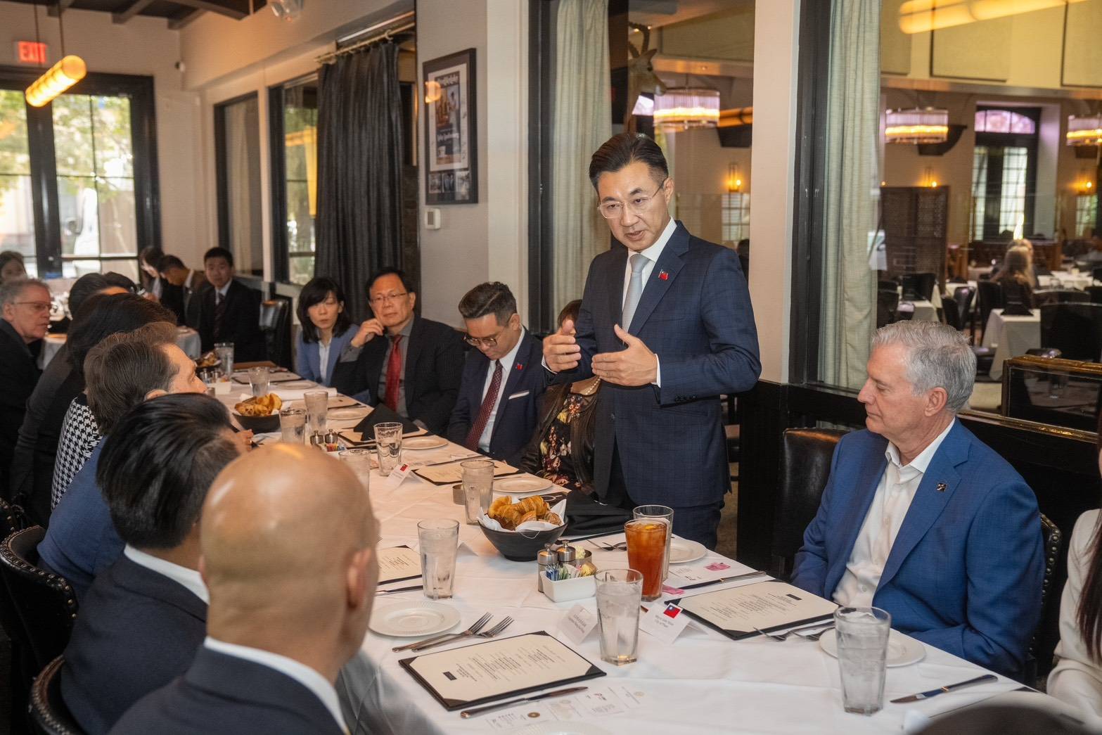 江啟臣率跨黨派訪團赴美巴拉圭第七天：與德州政要交流、關心臺商投資