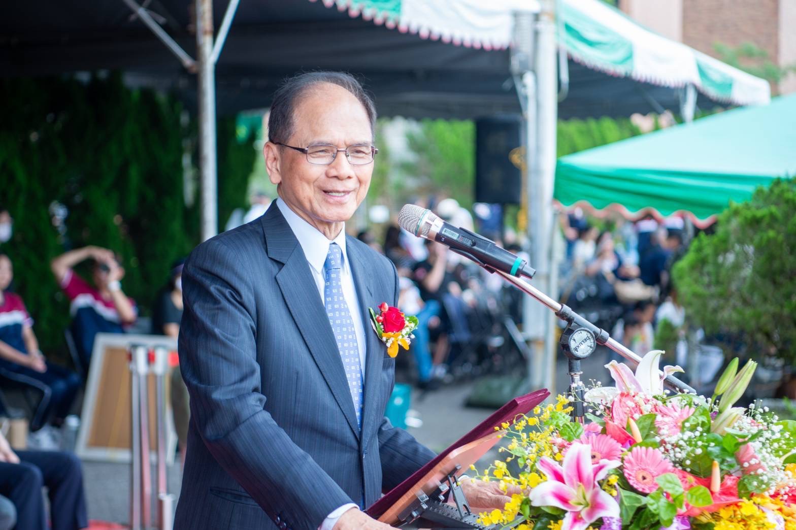 游錫堃院長出席私立慧燈中學校慶 祝福 作育人才成果非凡