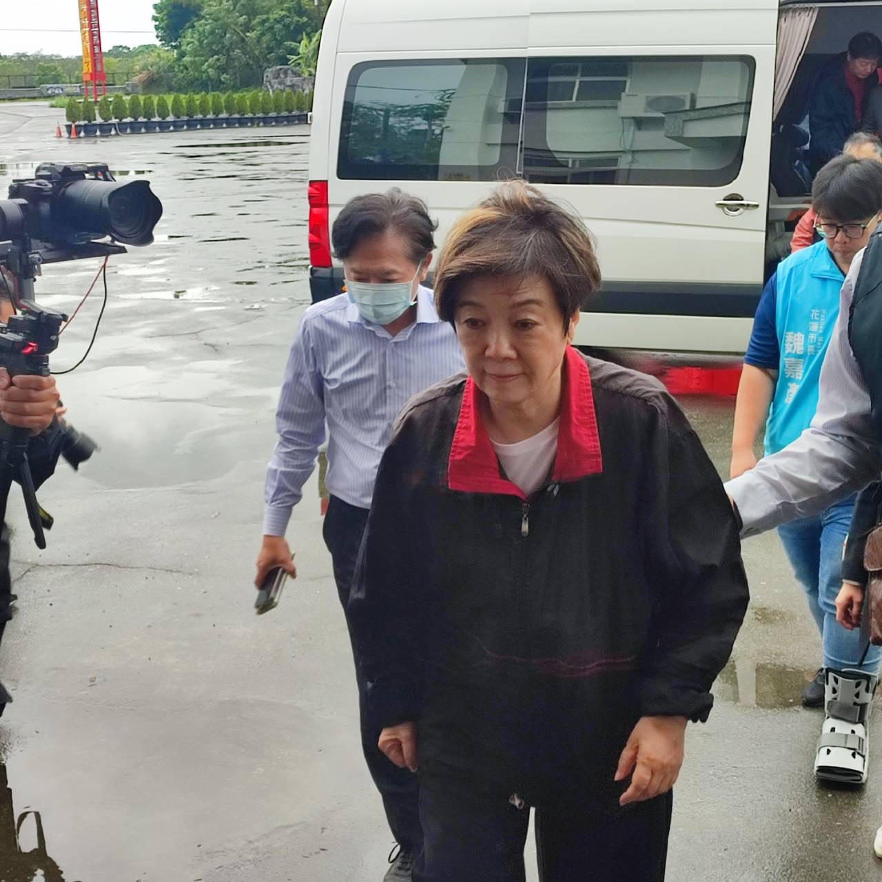 台積電基金會董事長張淑芬前往災區勘災