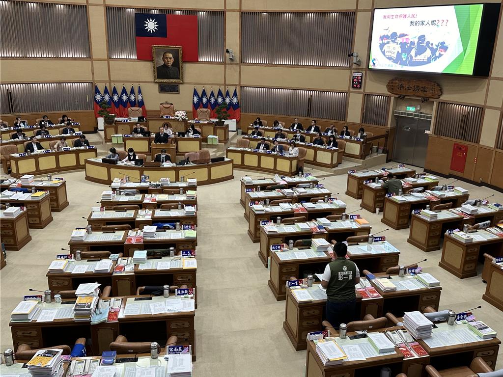 新北議員為基層爭取預算  警消因公殉職的悲痛呼聲