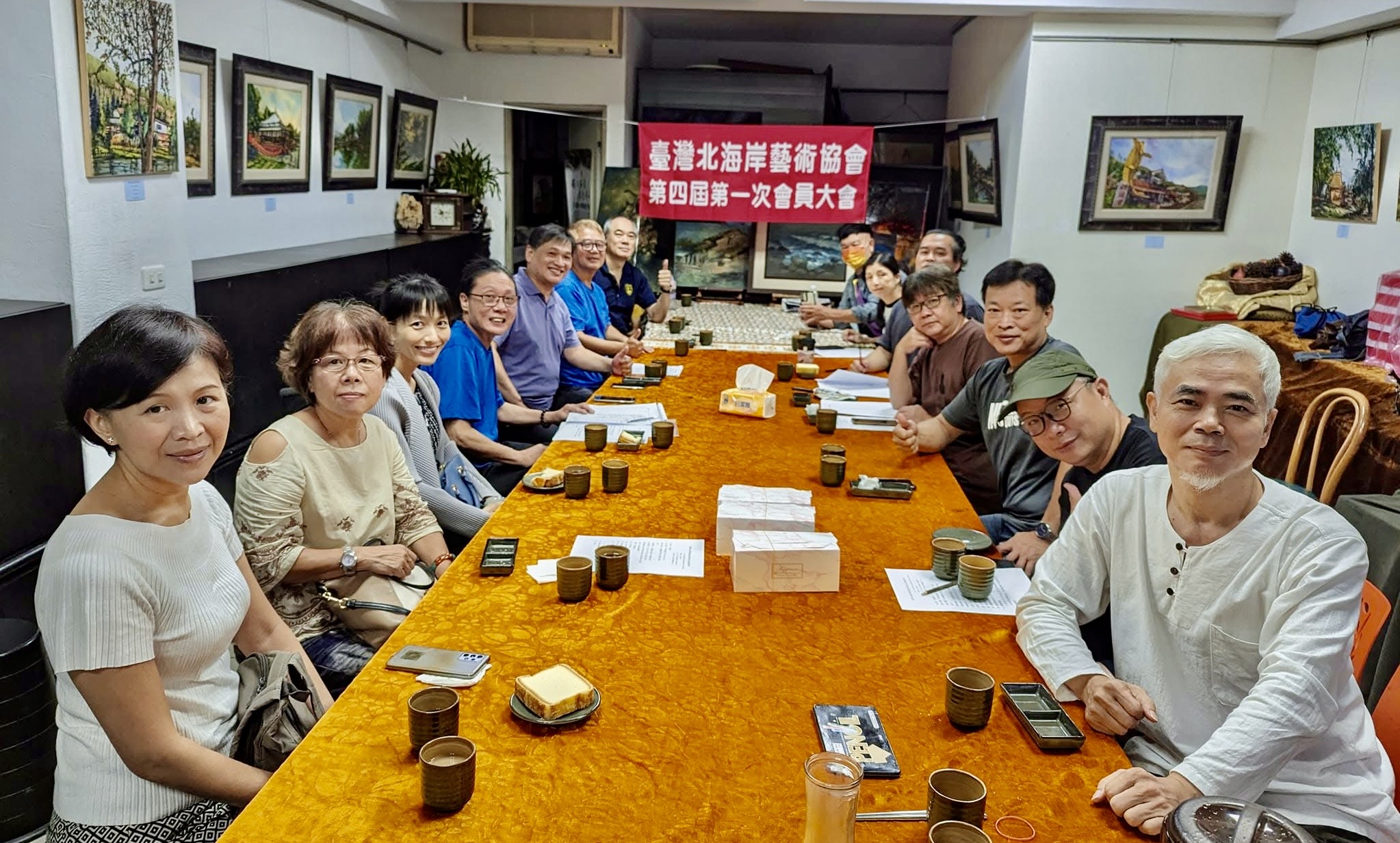 台灣北海岸藝術協會獲邀國立台灣圖書館「雙和藝廊」聯展
