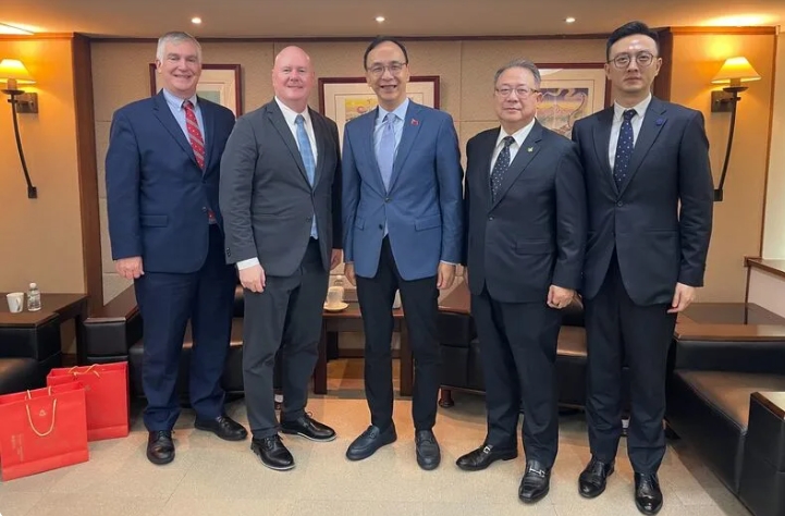 國民黨主席會美國訪談論及國防能源政策