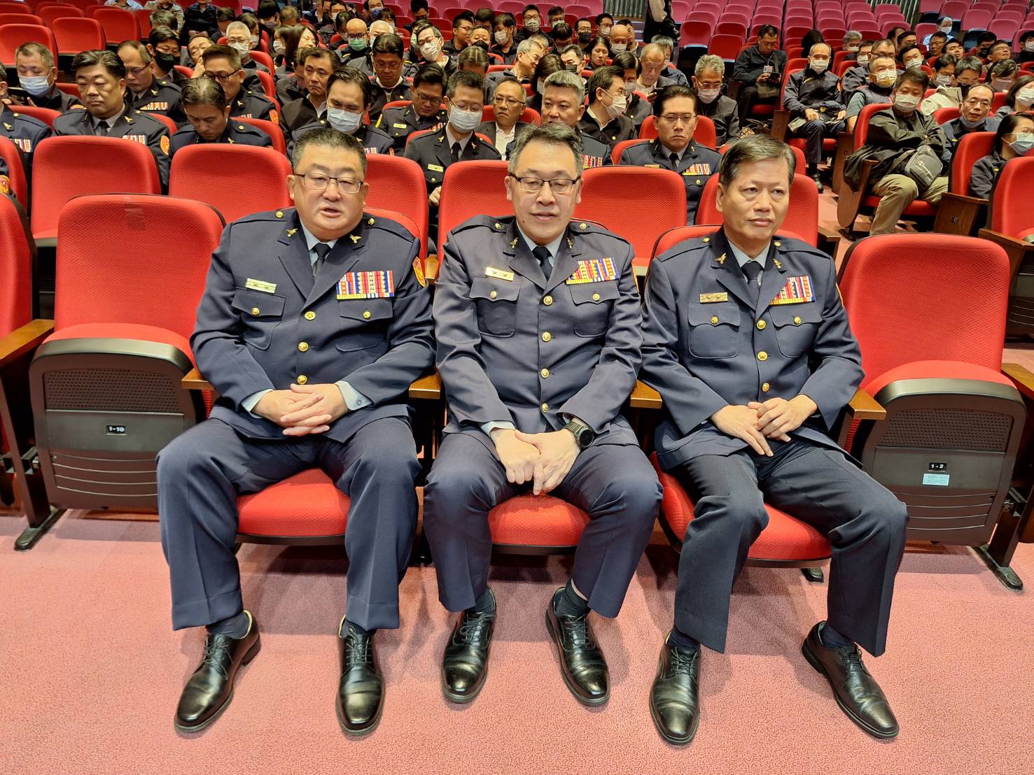 臺北市政府警察局卸、新任分局長、大隊長聯合布達交接典禮