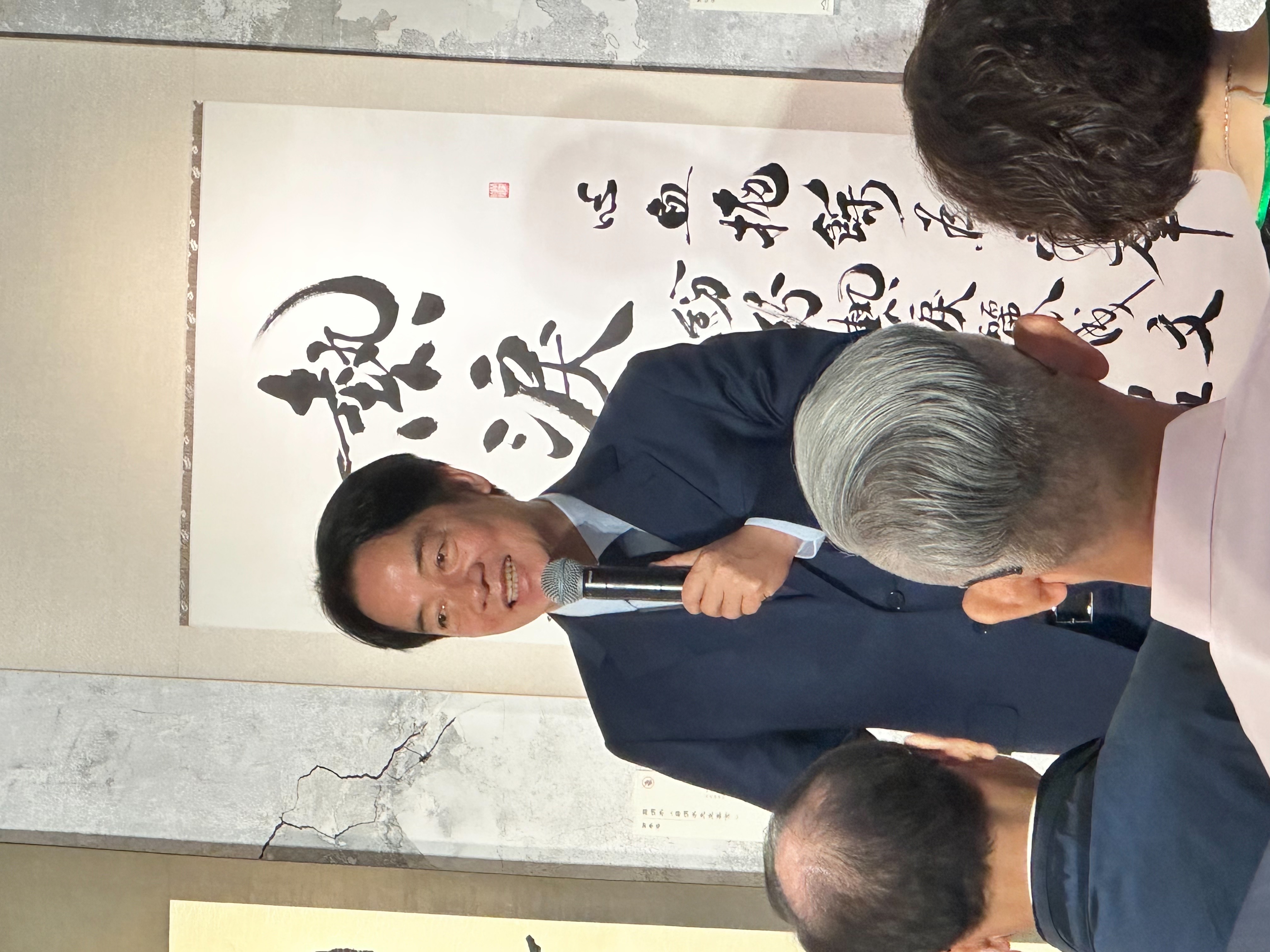 總統 賴清德出席民主尋蹤書法展  強調宜蘭人對民主貢獻