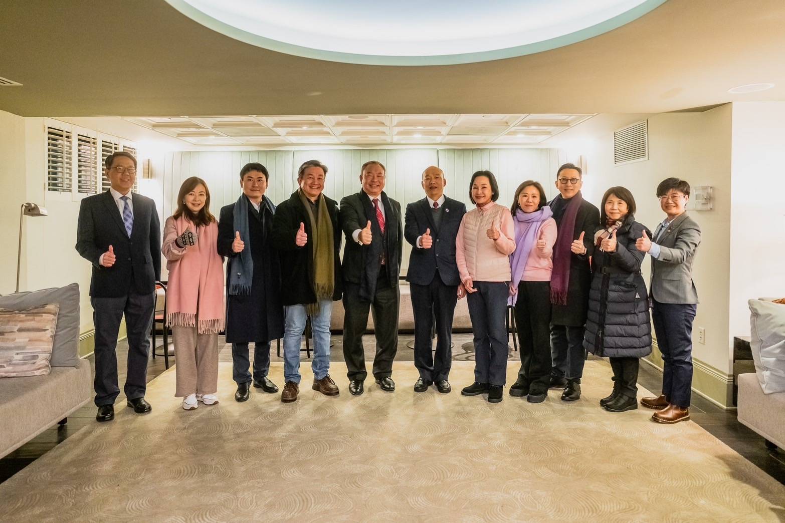 立法院韓國瑜院長率我政府慶賀團參加「第60屆美國總統就職典禮」突破歷年觀禮最高規格 韓國瑜：祝賀川普總統宣誓就職 盼台美持續深化合作共創更好的未來