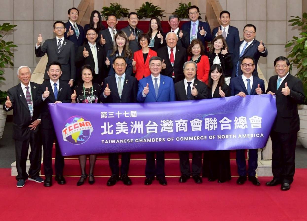 卓揆接見北美臺商團 感謝促進臺美合作
