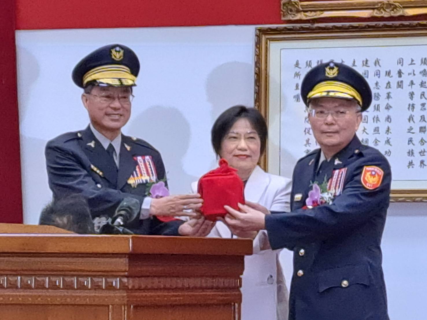 新舊任警政署長交接典禮 內政部給予滿意與期待